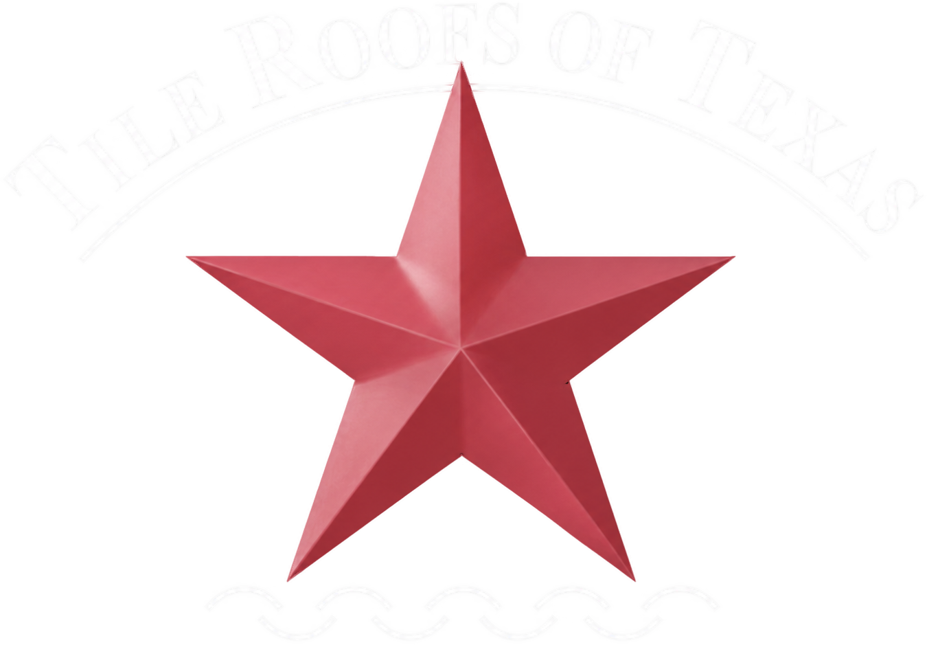 the roofs of texas logo white